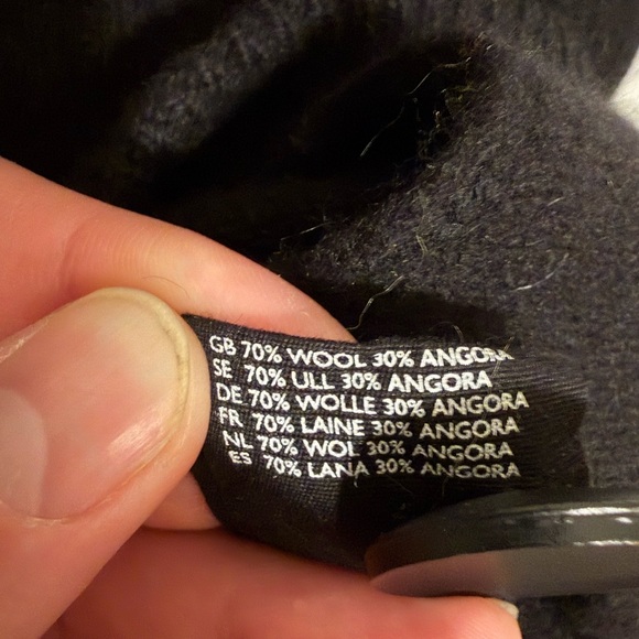 COS Black Short-Sleeve wool Cardigan - Picture 7 of 7